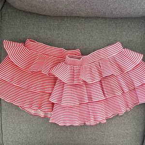 Toddler skirt bundle 2T pink & red